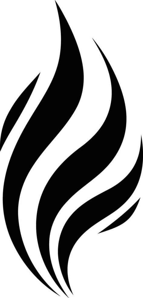 Abstract flame like symbol, perfect for logo design, branding, and website graphics vector