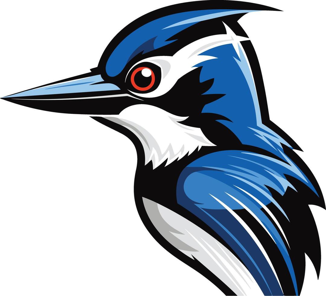 Blue Jay Bird Illustration vector