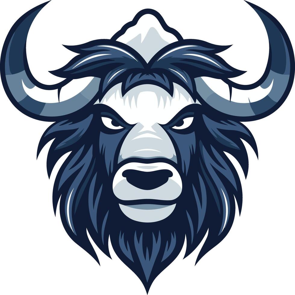 Angry Bull Mascot Illustration vector