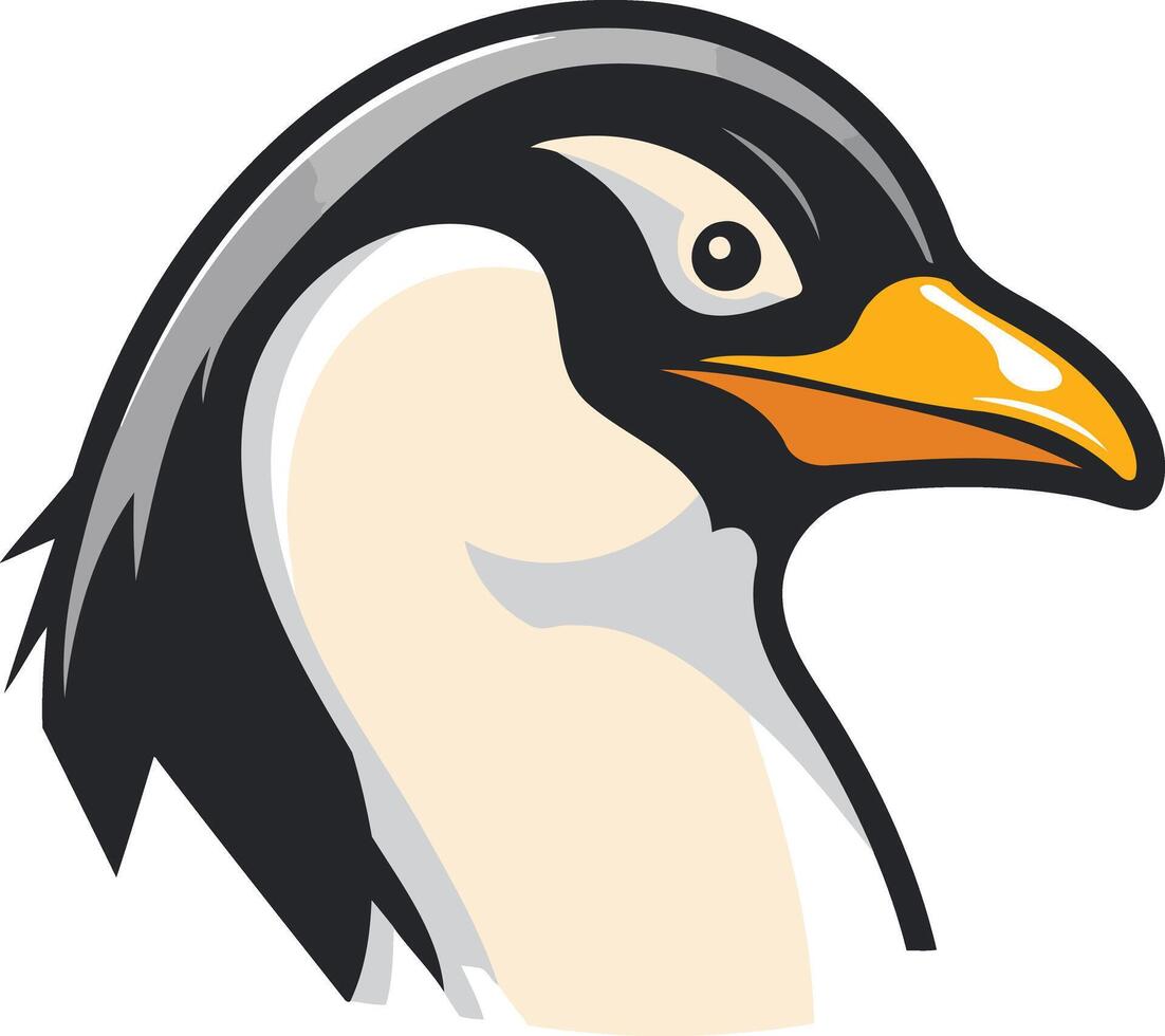 Cartoon Penguin Portrait vector