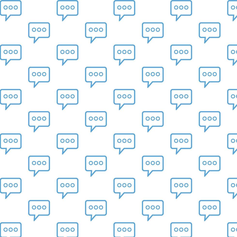 Chat pattern . Speech bubble chat pattern . Chat background . illustration vector