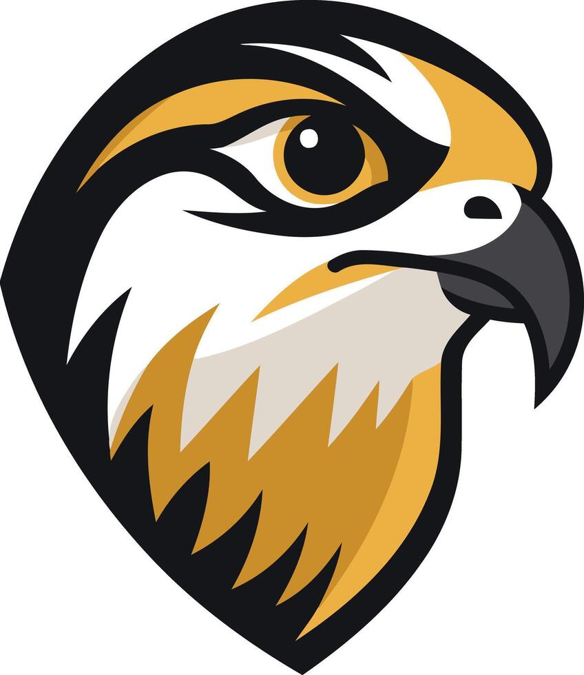 Hawk Mascot Logo Design vector