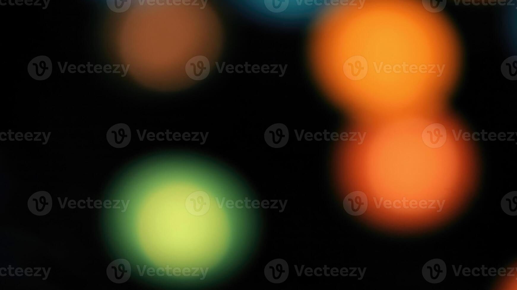 Abstract bokeh background of traffic jam in the city at night photo