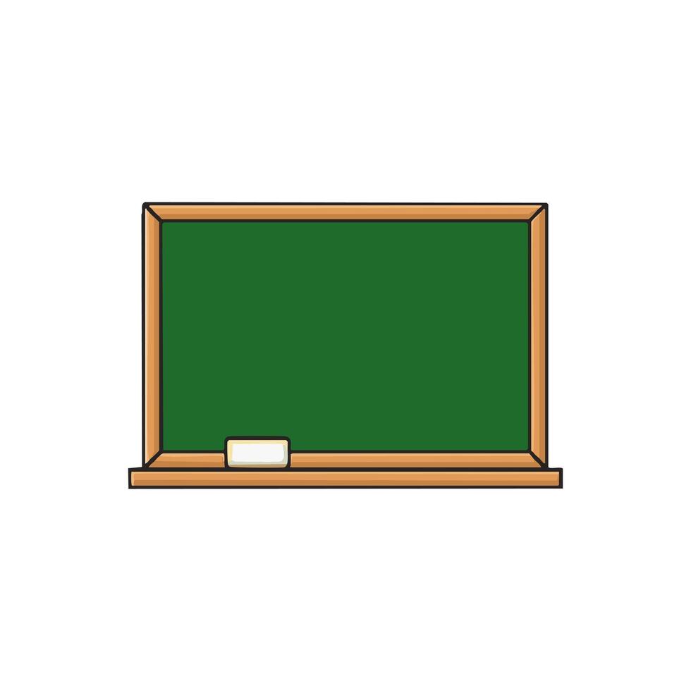 Mini chalkboard white background vector