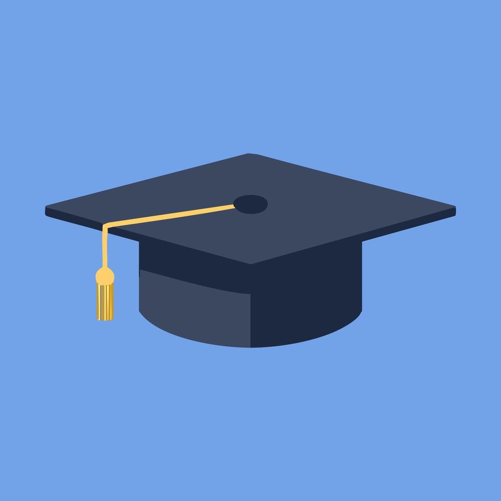 a graduation cap vector