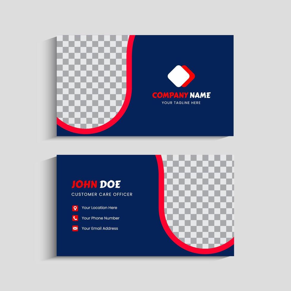 Professional Business Card Template design vector