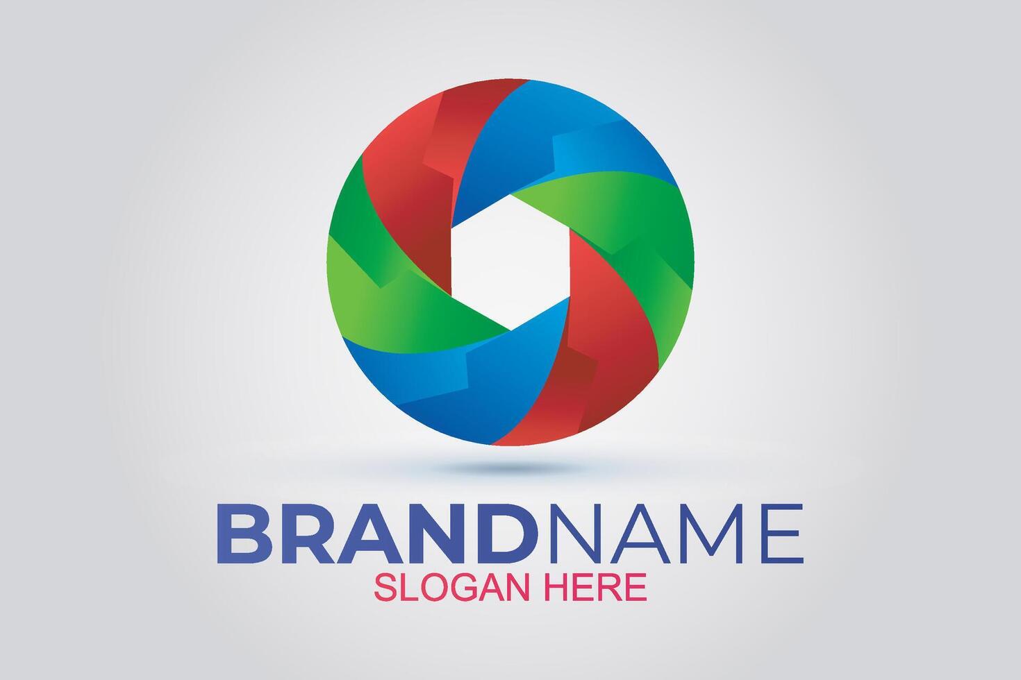 Abstract logo design. Brand logo design. vector