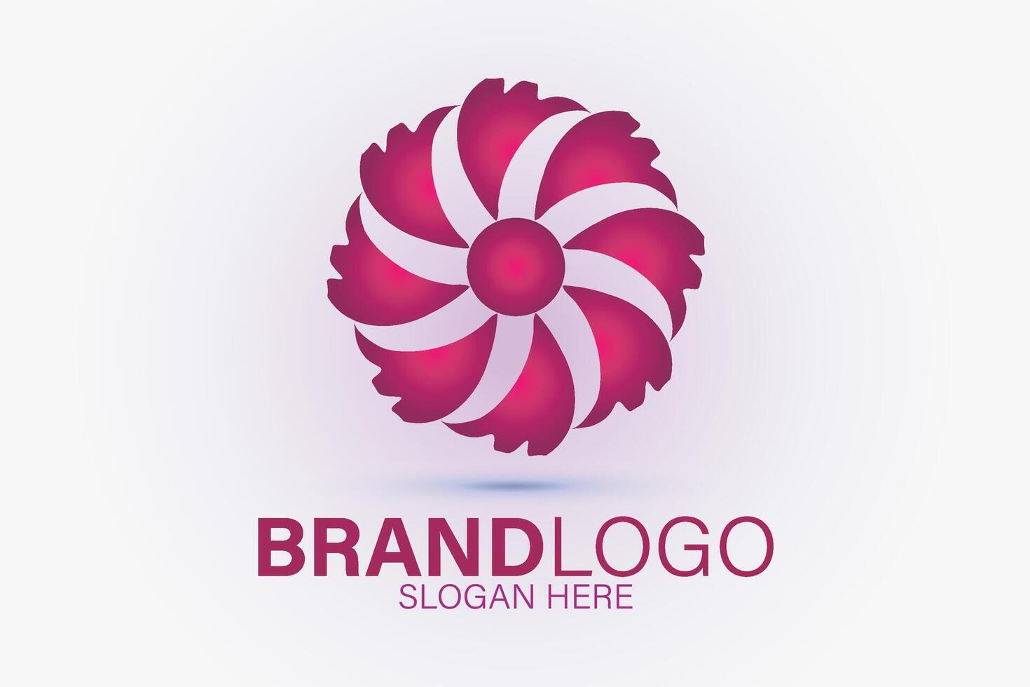 Flower logo design.logo design. vector