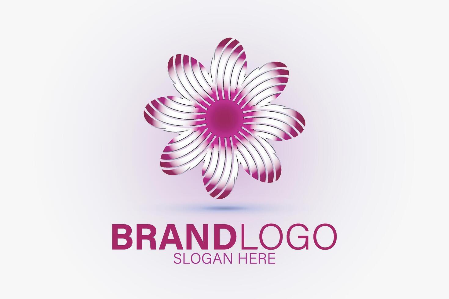 Flower logo design. Business logo design. vector