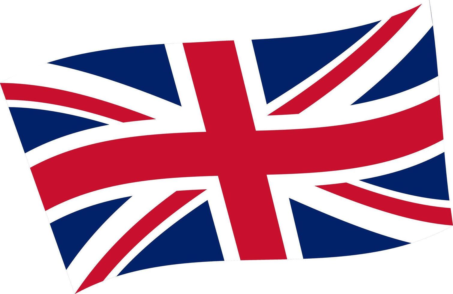The national flag of the United Kingdom. vector