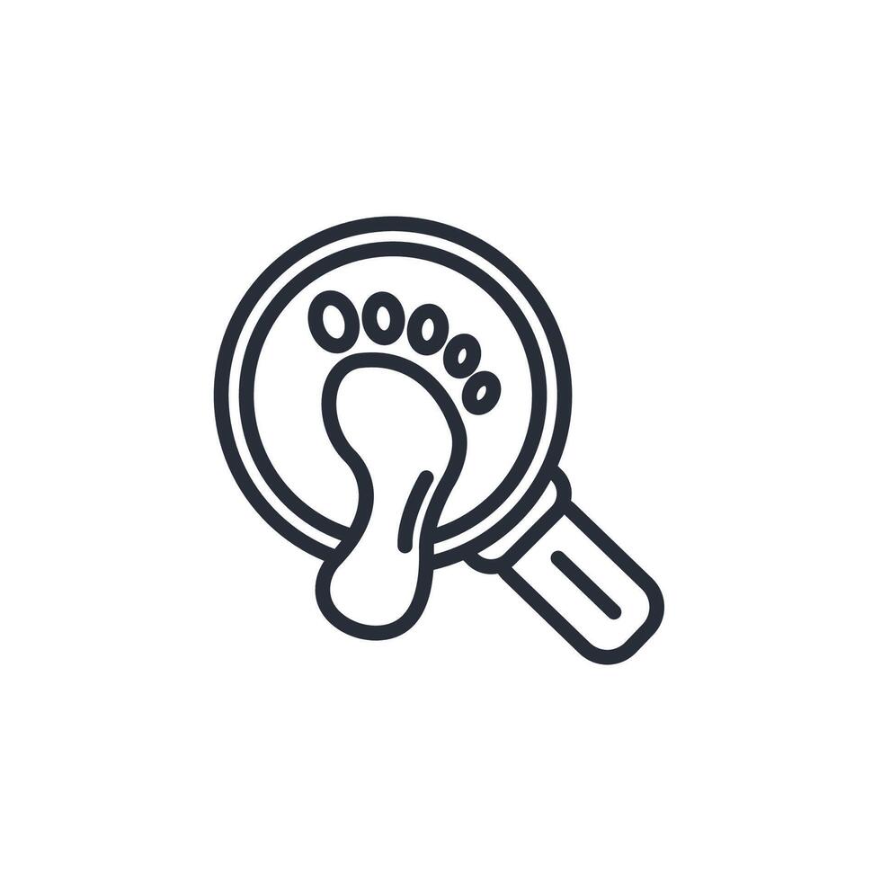 investigate icon. .Editable stroke.linear style sign for use web design,logo.Symbol illustration. vector