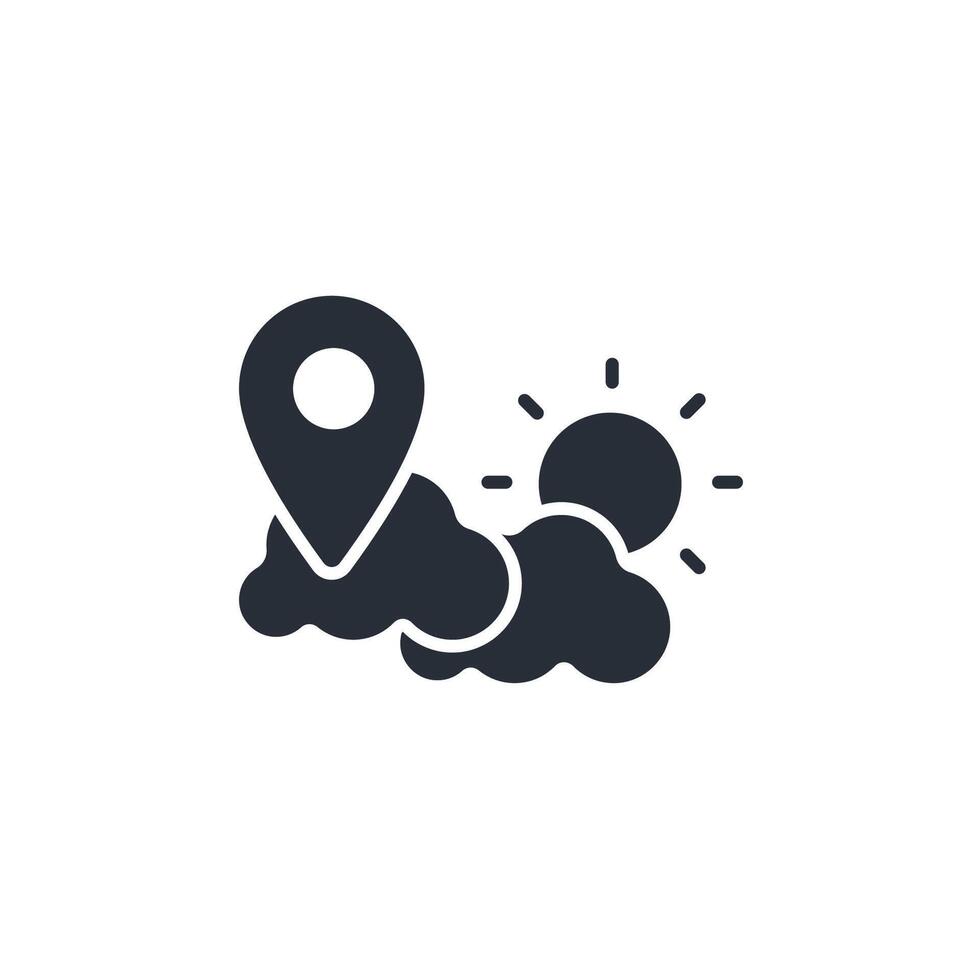 Climate icon. .Editable stroke.linear style sign for use web design,logo.Symbol illustration. vector