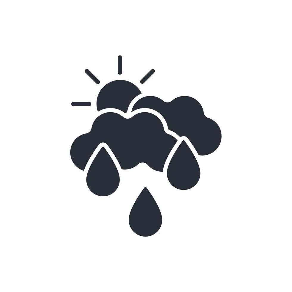 Weather icon. .Editable stroke.linear style sign for use web design,logo.Symbol illustration. vector