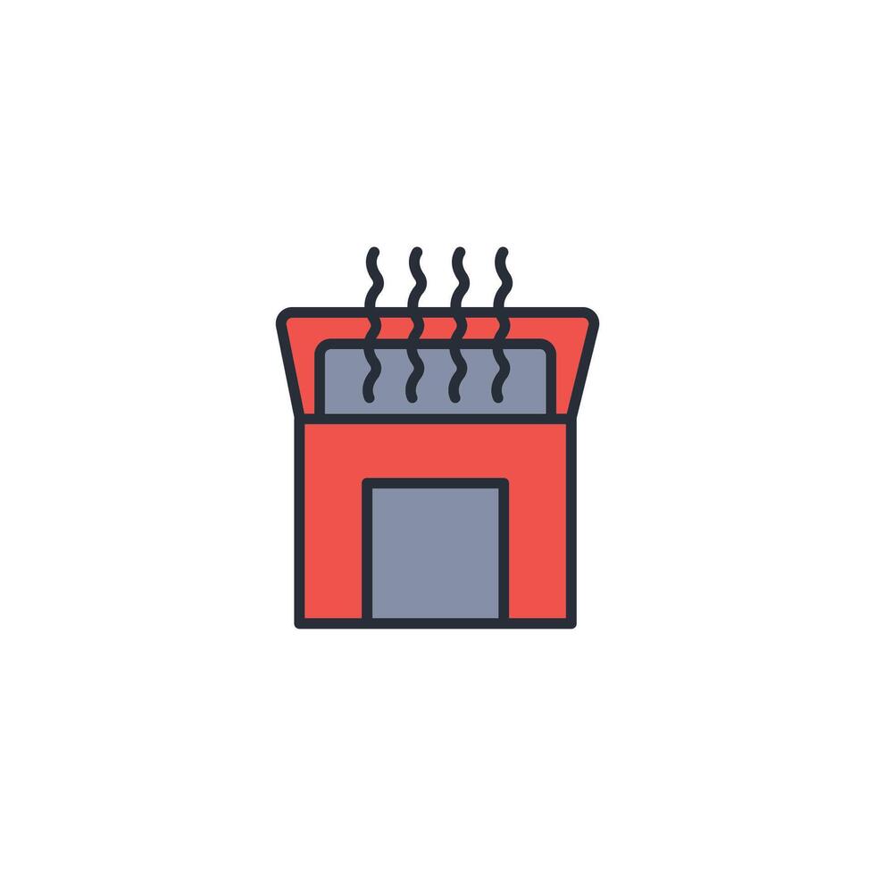 air filter icon. .Editable stroke.linear style sign for use web design,logo.Symbol illustration. vector