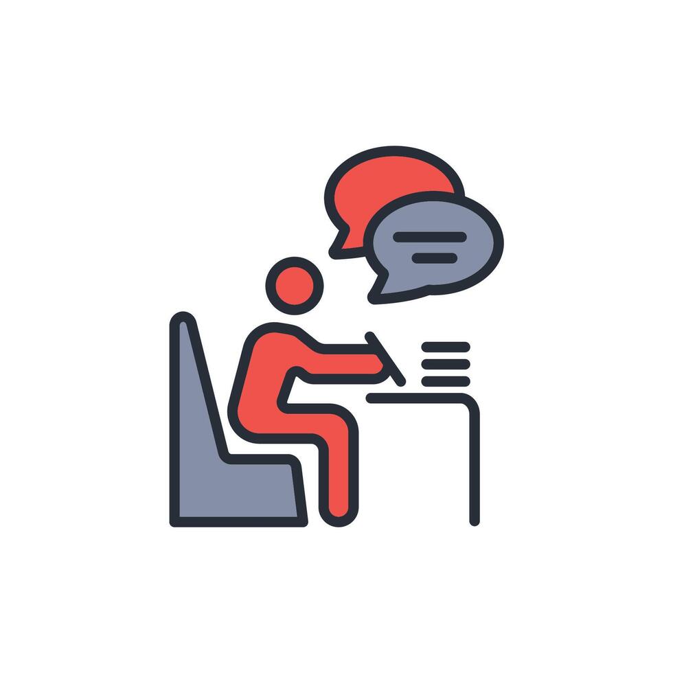 write icon. .Editable stroke.linear style sign for use web design,logo.Symbol illustration. vector