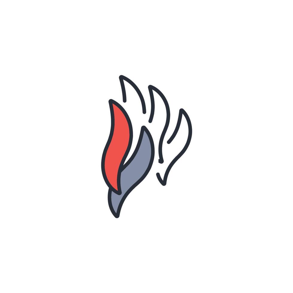 Smoke icon. .Editable stroke.linear style sign for use web design,logo.Symbol illustration. vector