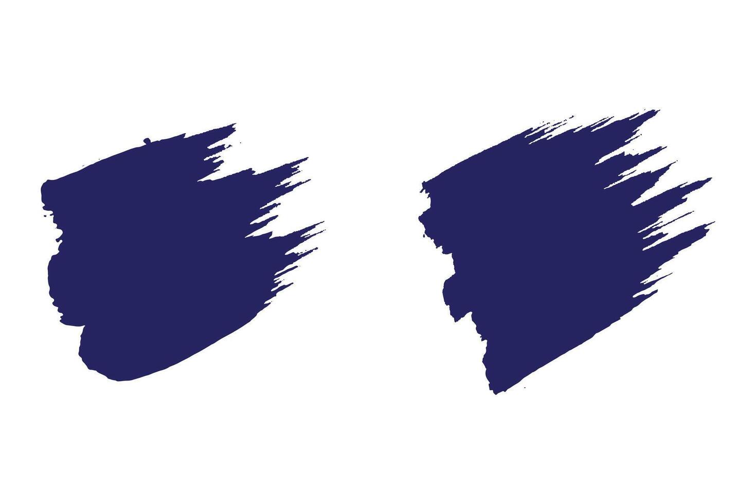 Paint brush stroke set, grungy ink brush stroke, colorful dirty brush stroke vector