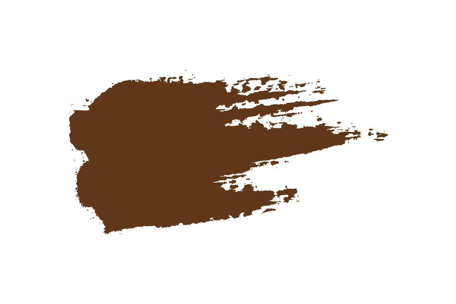 Grungy paint brush stroke set, abstract colorful brush stroke, dirty ink brush effect vector