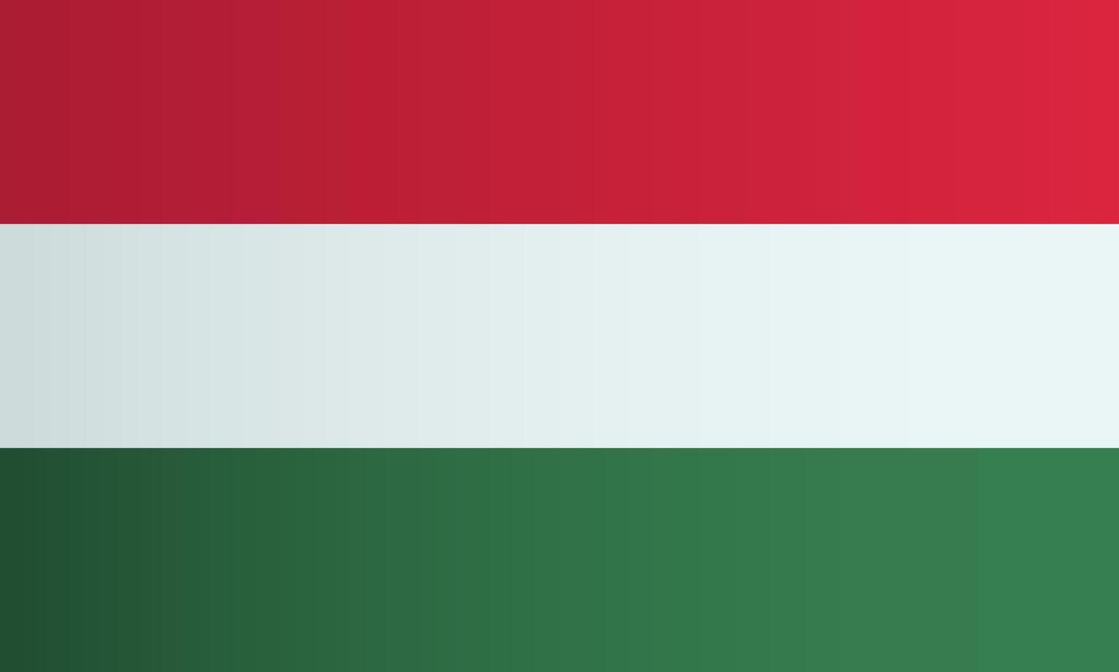 Hungary national flag. Country identity vector