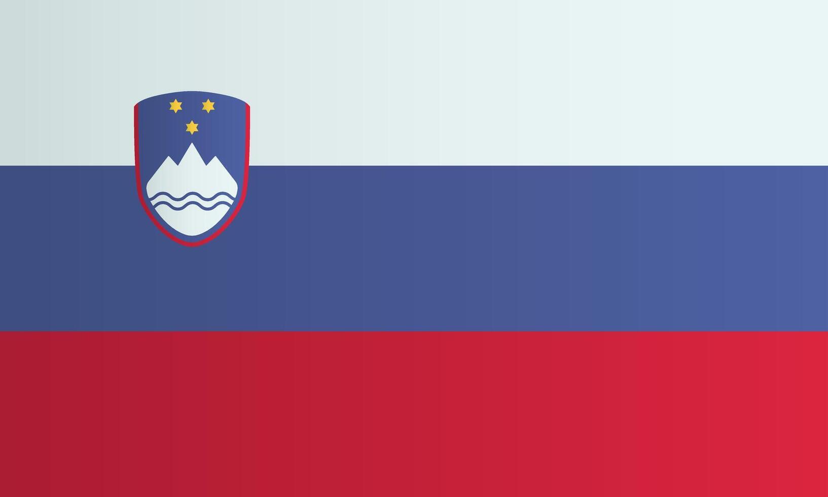 Slovenia national flag. Country identity vector