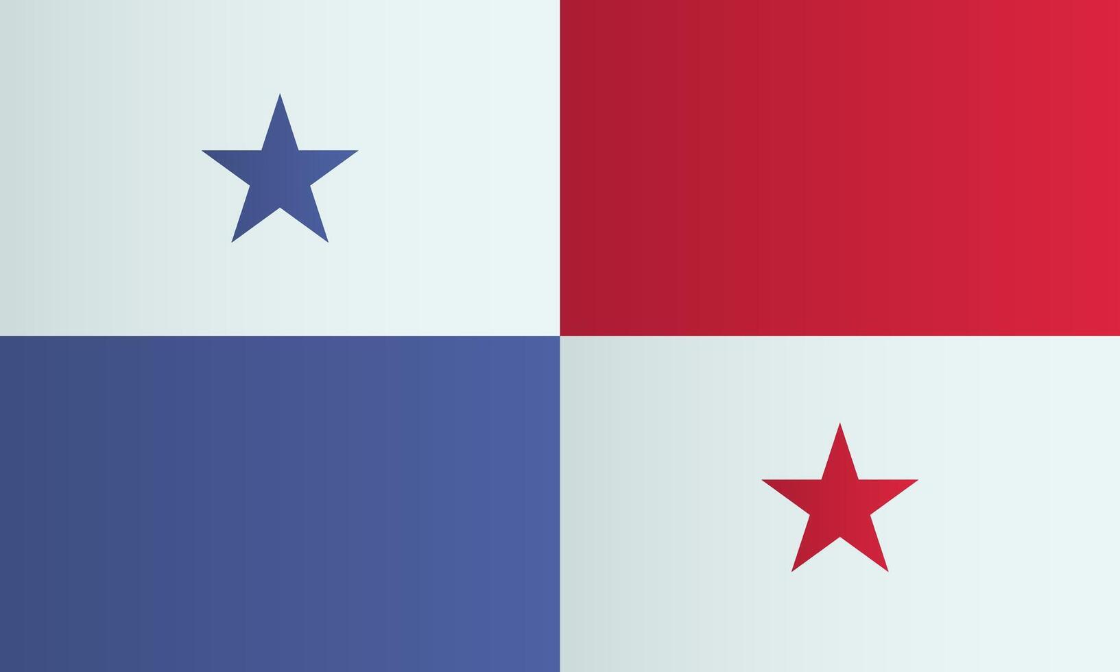 Panama national flag. Country identity vector