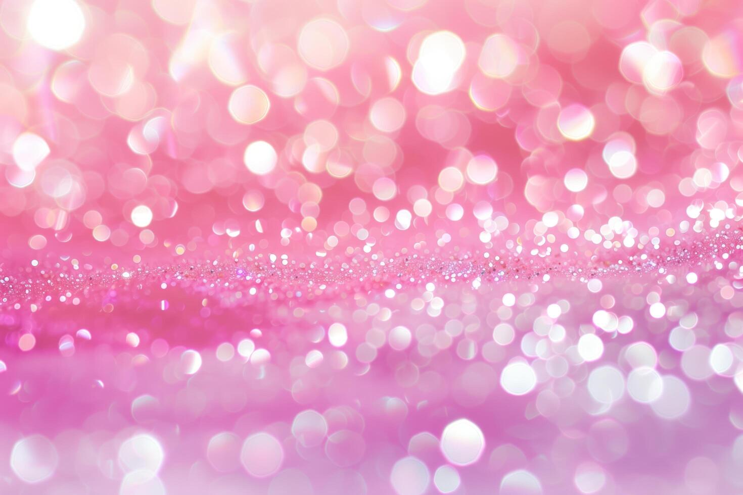 Pink and White Sparkling Glitter Bokeh Background for Festive and Romantic Occasions photo