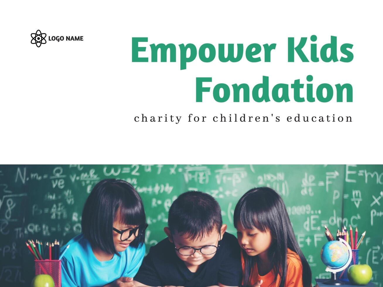 Education Charities For Children Presentation Template