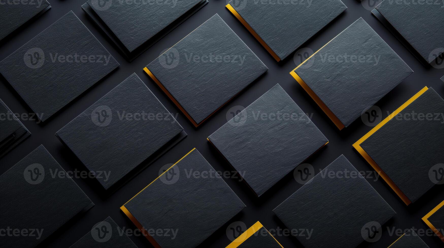 Elegant Business Cards with Gradient Colors and Embossed Design in a Modern Layout photo