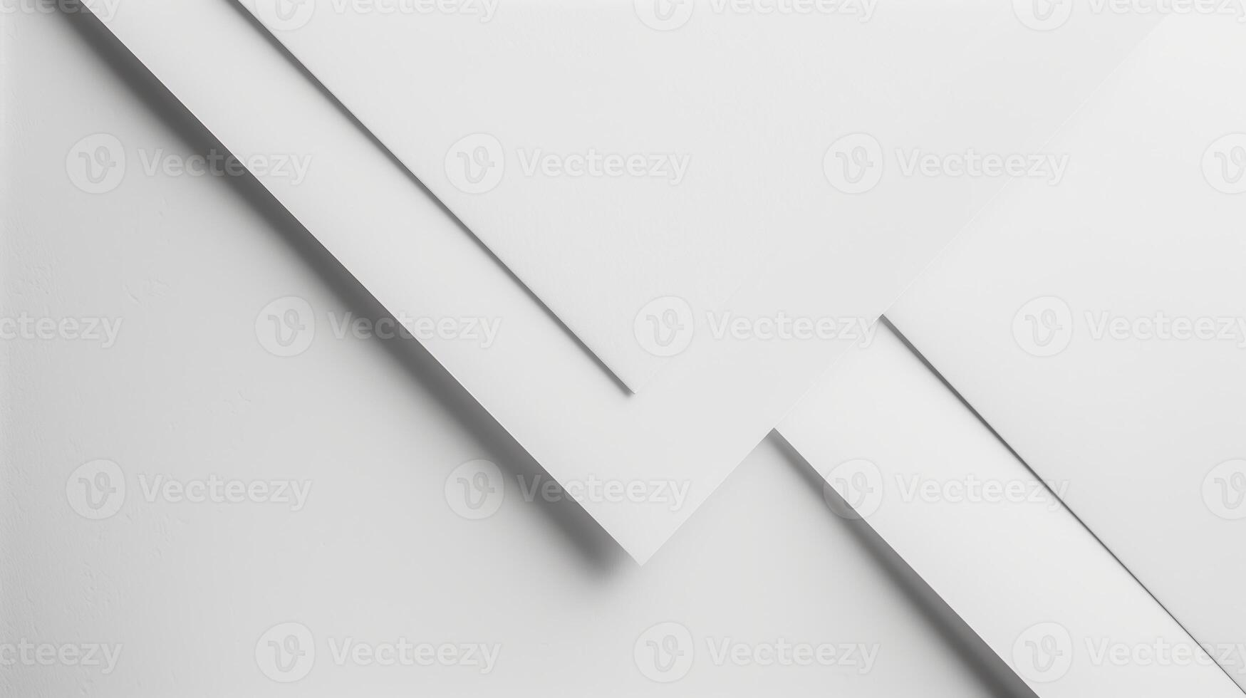 Abstract Top Down View of Minimalist White Layers with Modern Geometric Aesthetic and Clean Design photo