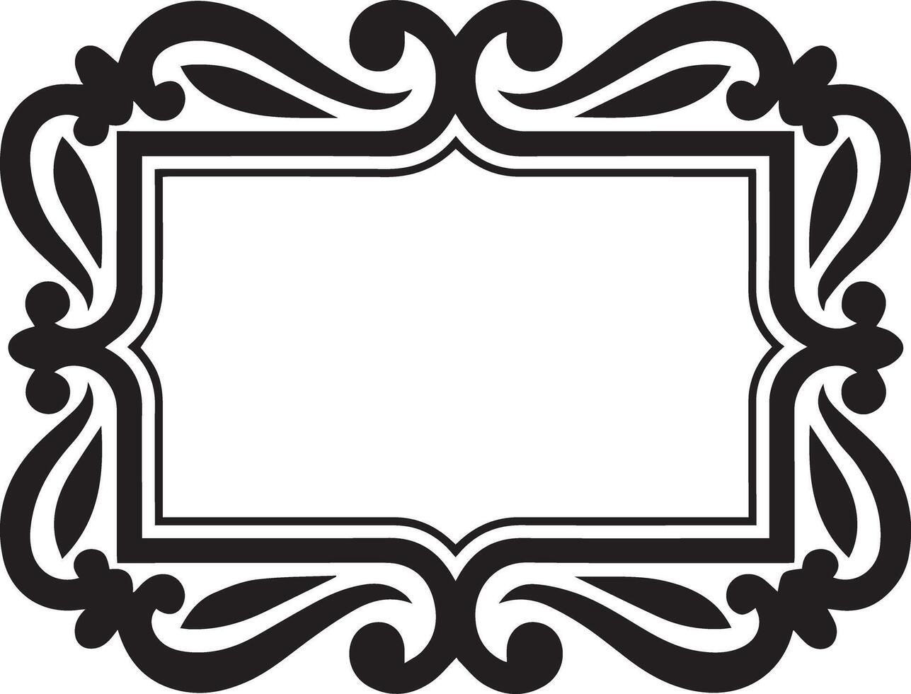 An old black and white image frame image, intended for multipurpose use. The frame a classic, vintage feel, making it versatile for various applications such as photo borders, graphic designs vector