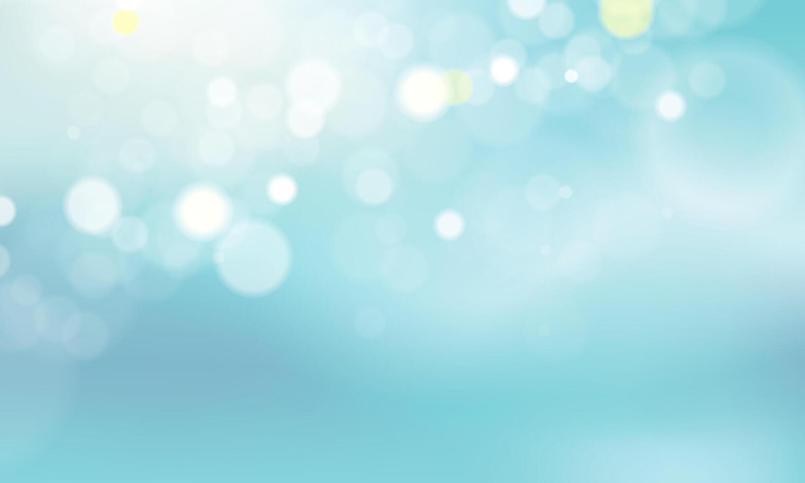 Blue background with white and yellow bokeh, ideal for website banners, social media posts, digital designs, and festive decorations. vector