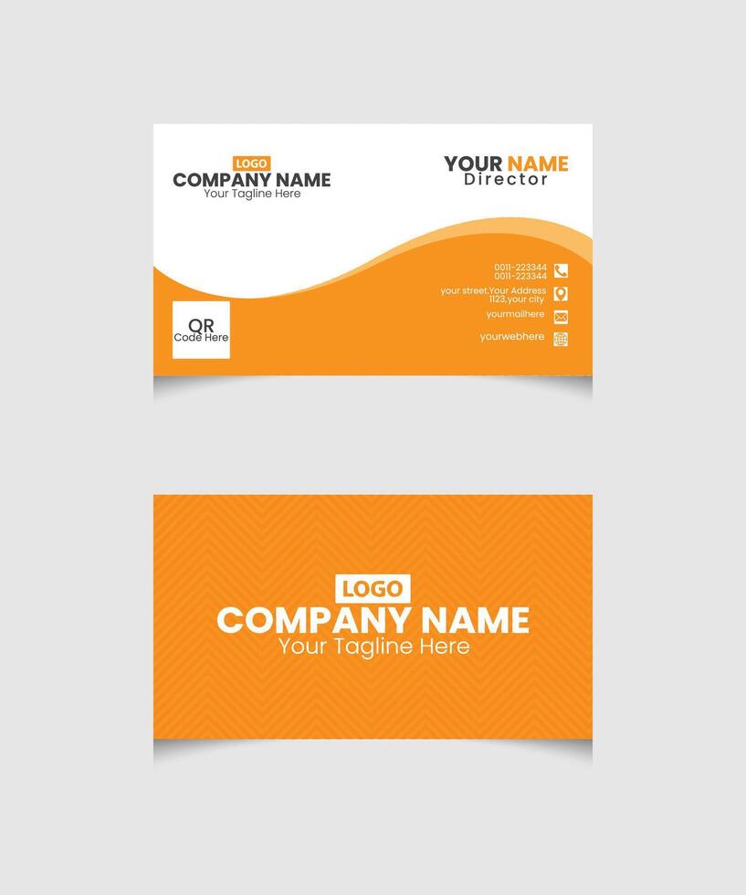 Corporate Business Card Design vector