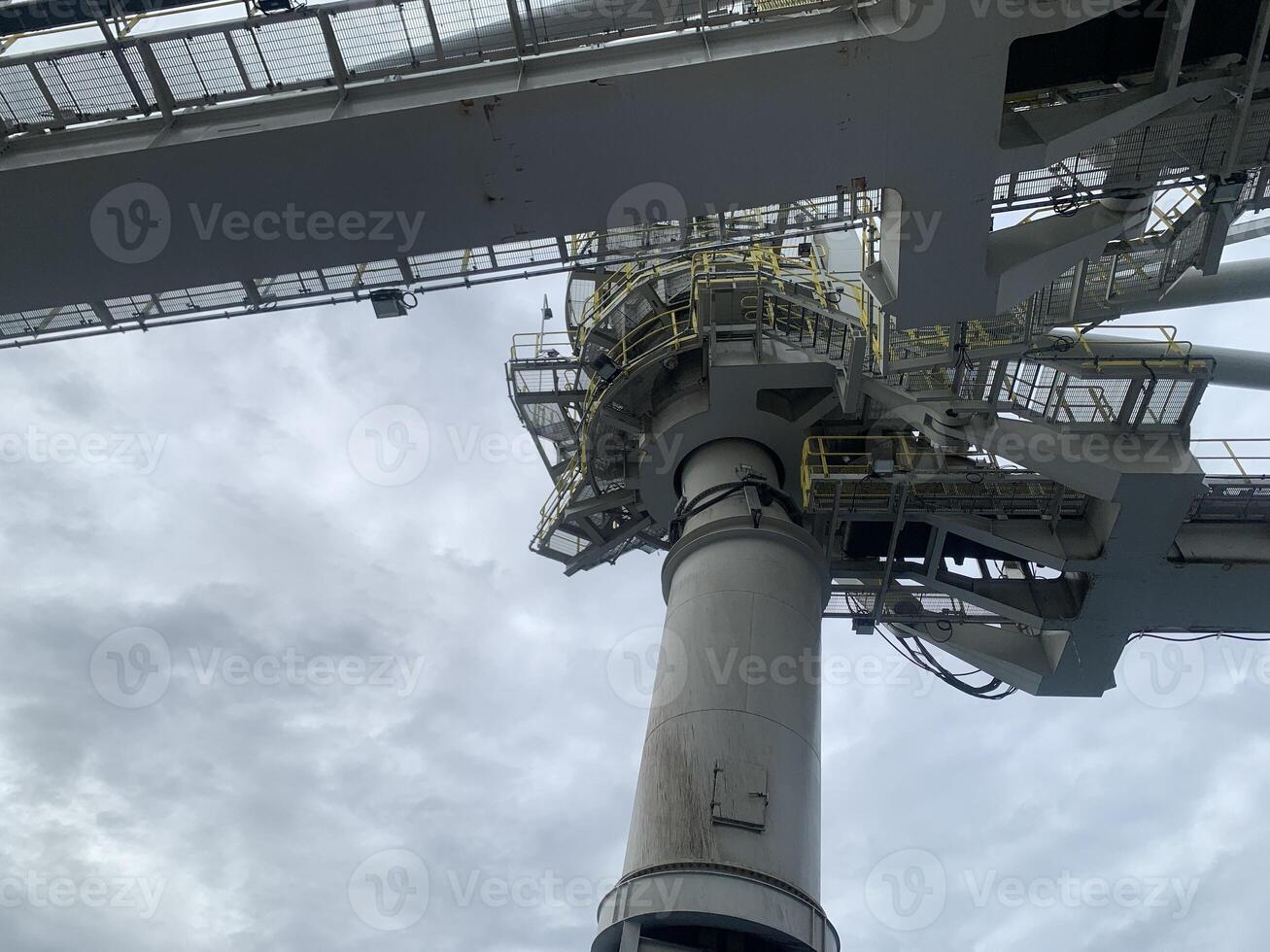 Stacker Reclaimer chain bucket on power plant project. photo