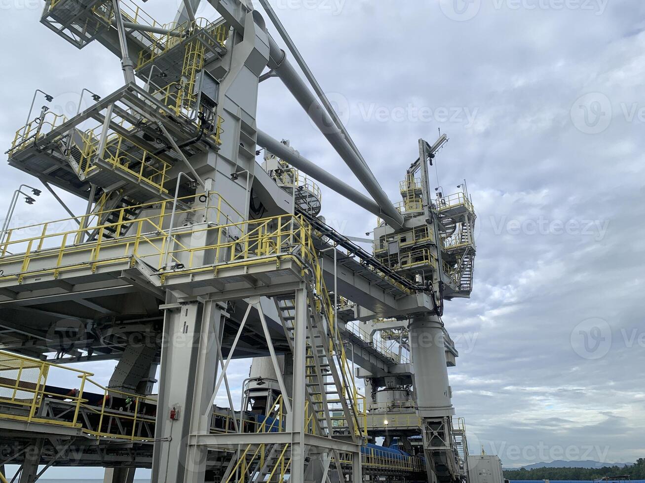 Stacker Reclaimer chain bucket on power plant project. photo