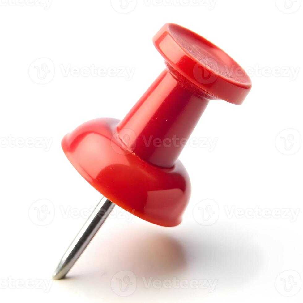 red push pin photo