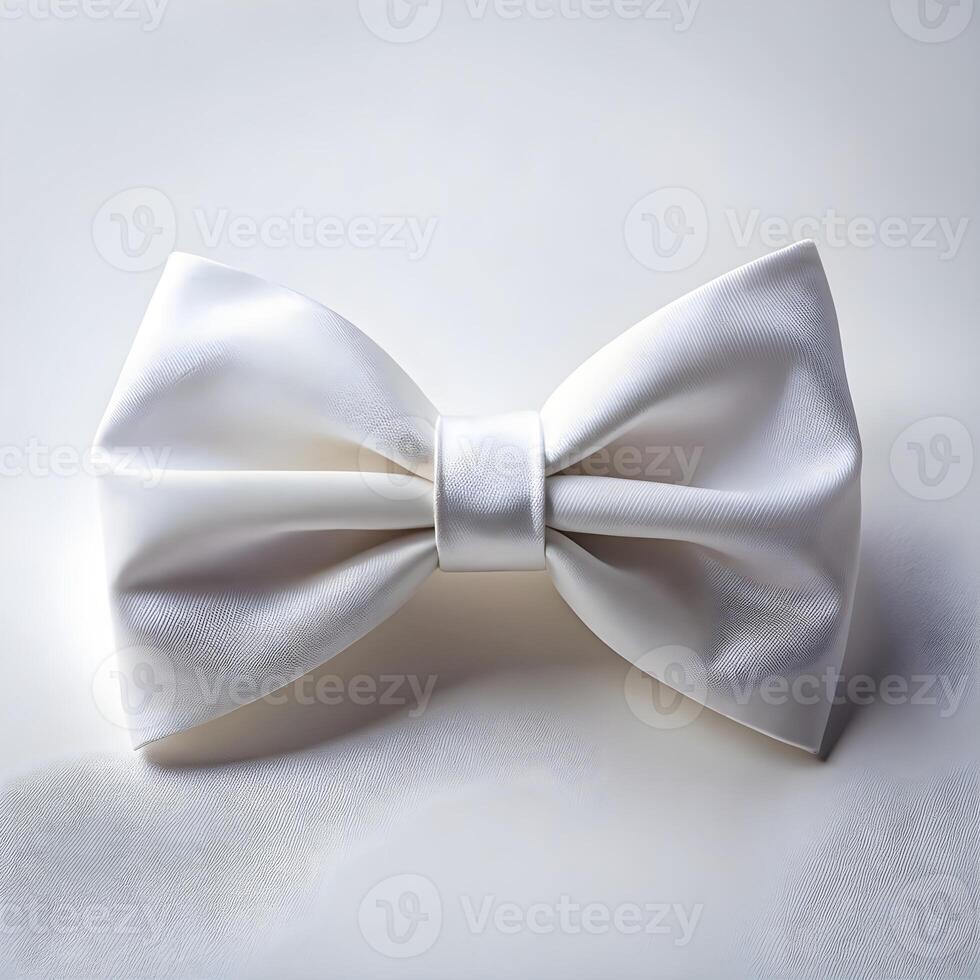 bow tie isolated on white background photo