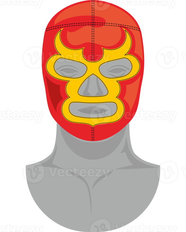 A cartoon lucha mask icon png