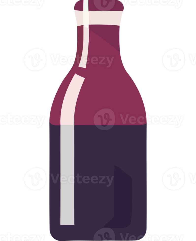 A wine bottle on a transparent background png