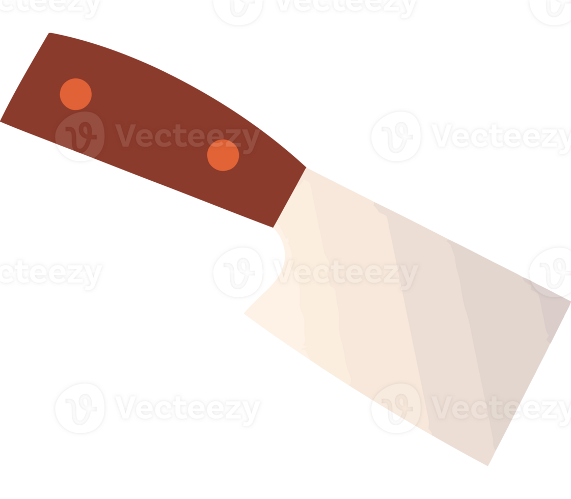 A knife with a handle on a transparent background png