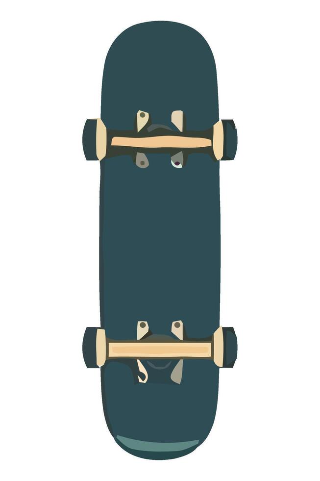 Skateboard illustration isolated on white background vector