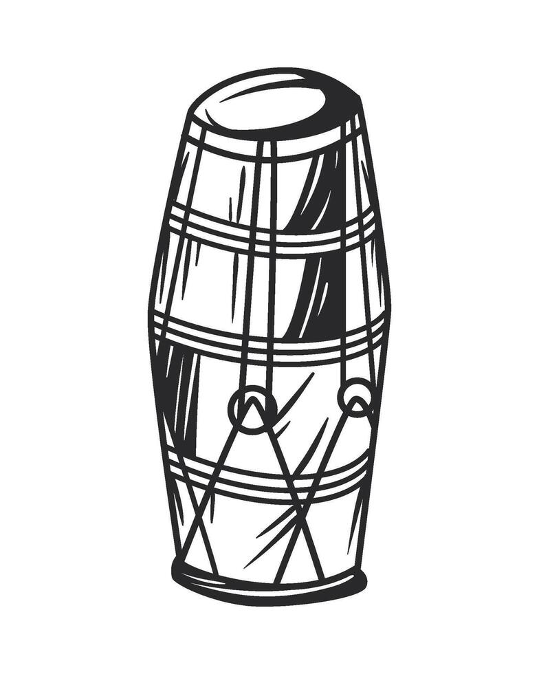 Drum icon illustration vector