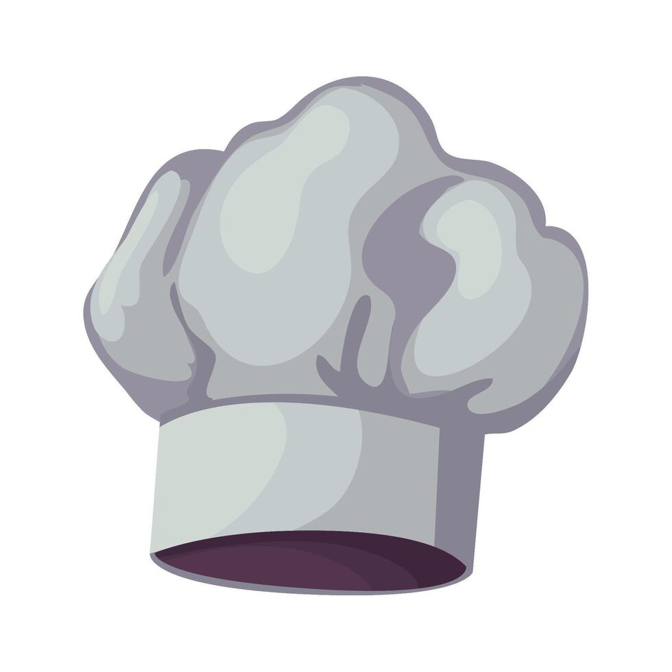 Chef hat illustration on white background vector