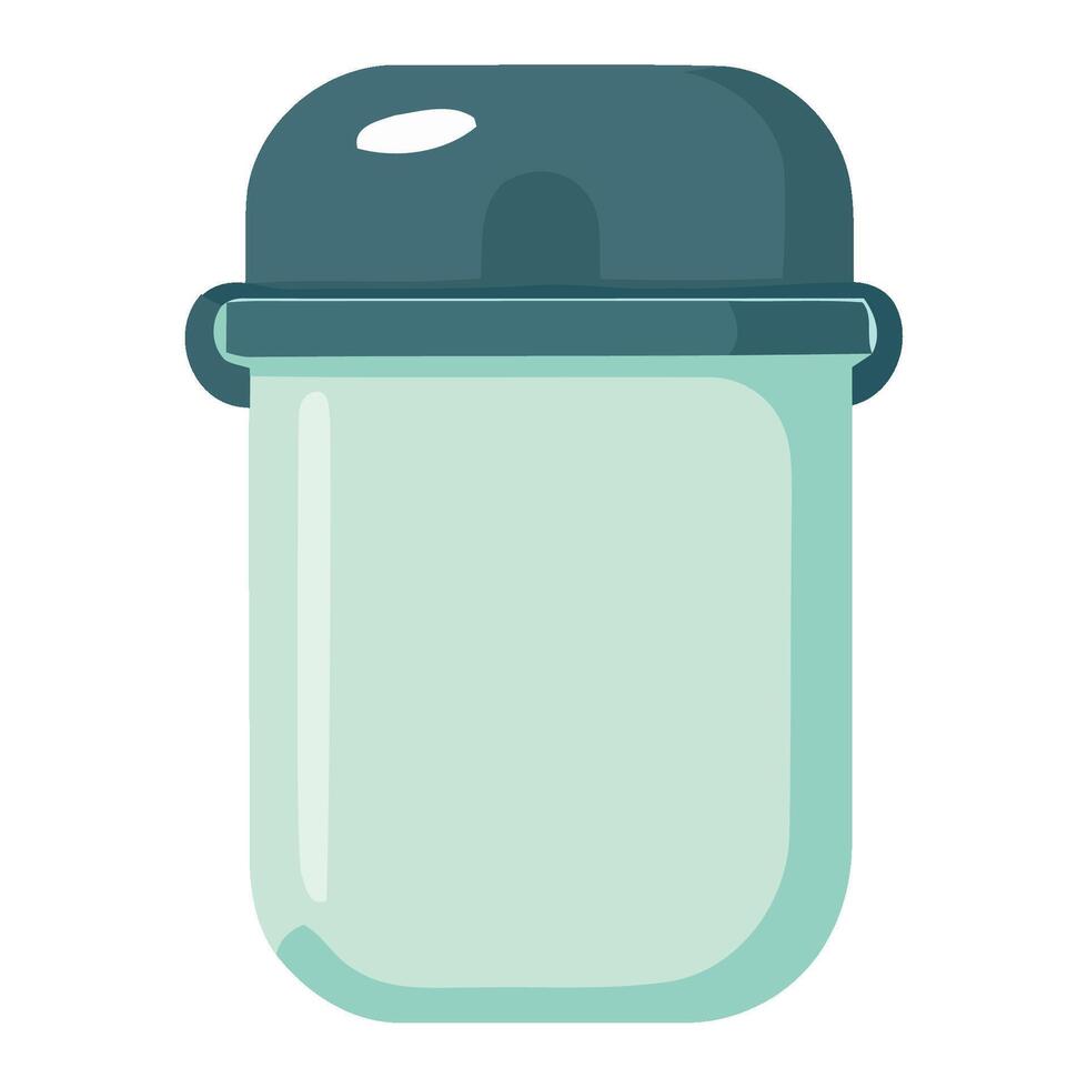 A jar with a lid on it vector
