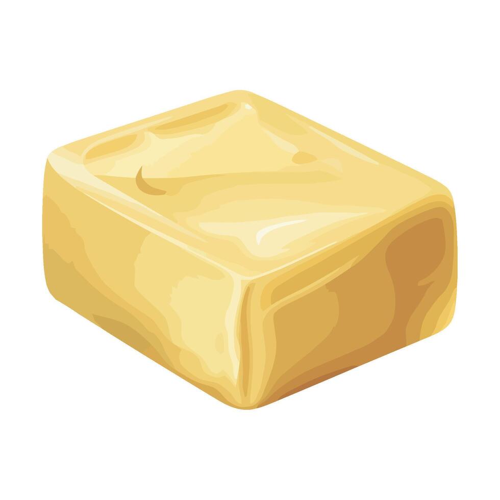 Butter illustration isolated on white background vector