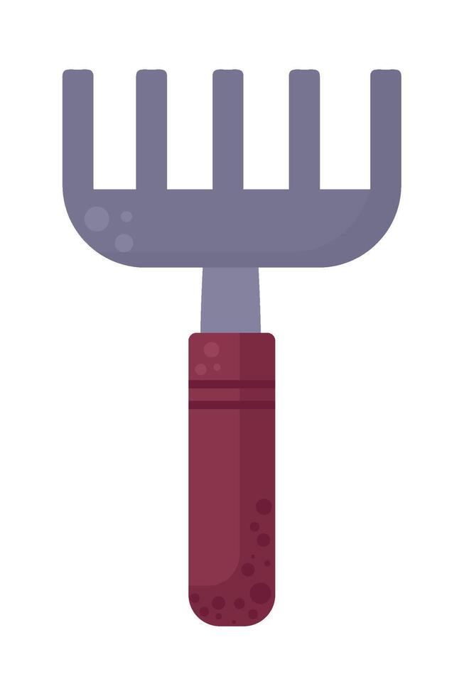 A garden tool with a handle and a handle vector