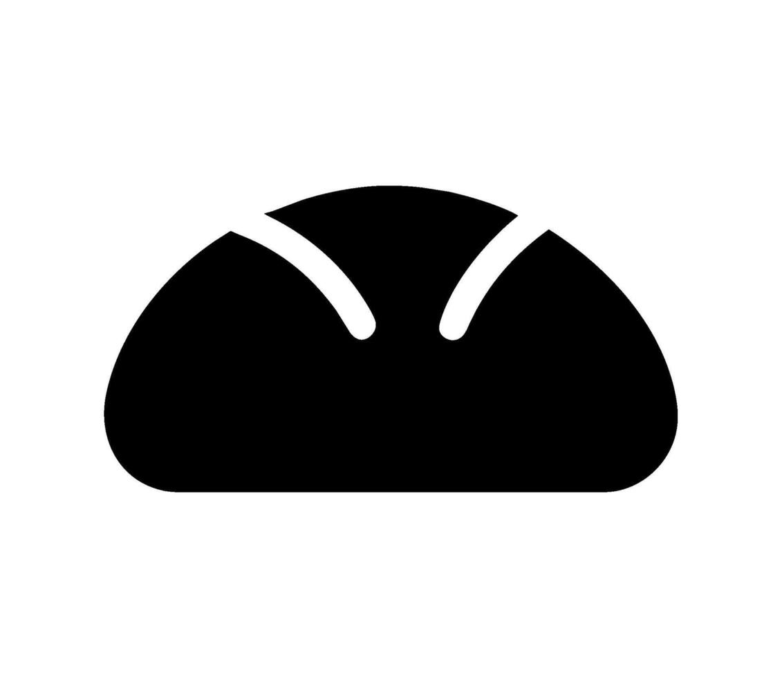 Bread icon isolated on white background vector