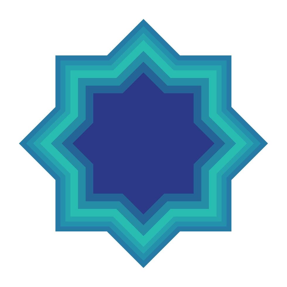 A blue star with a white background vector