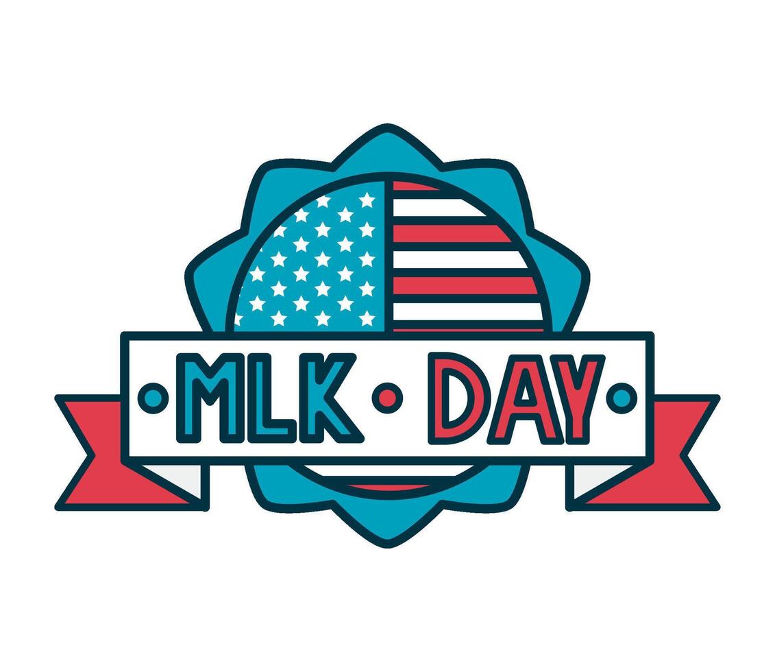 Milk day logo with american flag vector