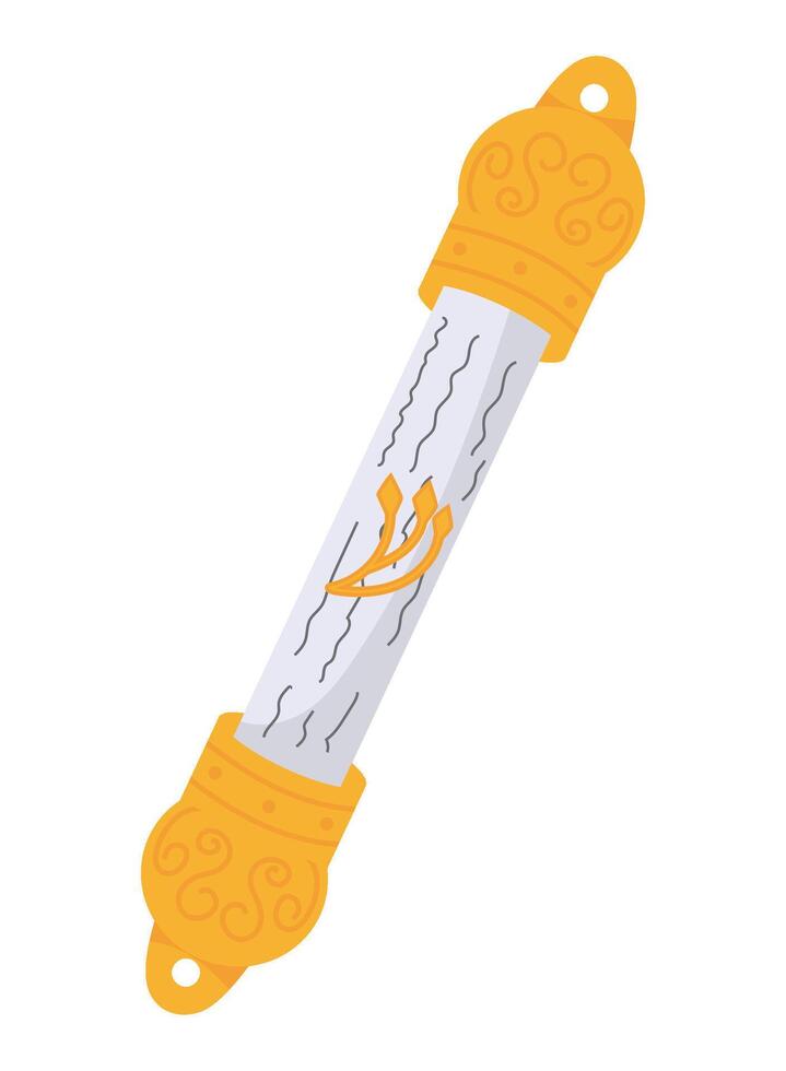 An image of a torah on a white background vector