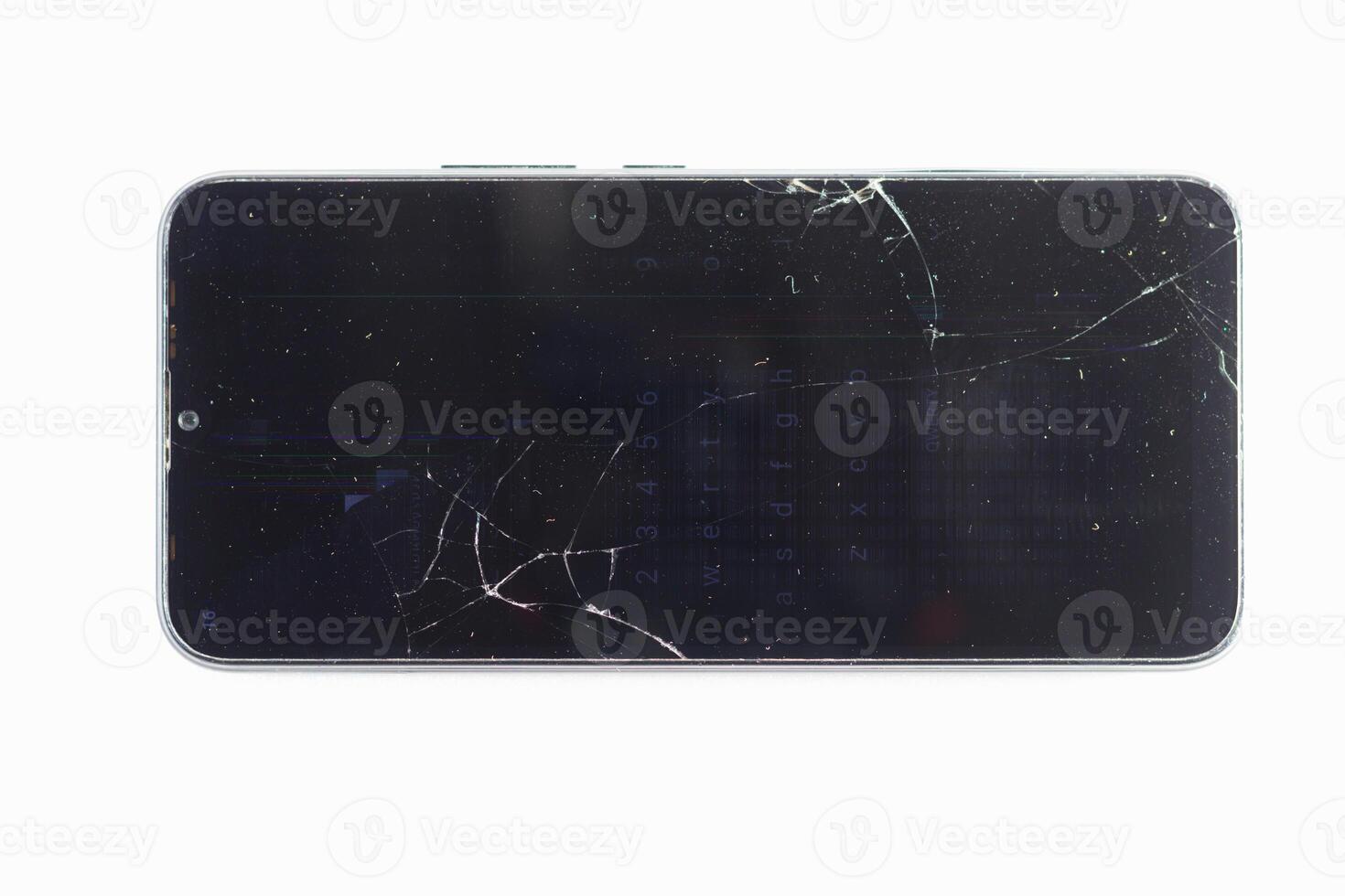damaged LCD screens of mobile phones are collected as electronic waste waiting for valuable metals inside LCD screens be sorted for reuse reducing e-waste in nature and increasing value of e-waste. photo